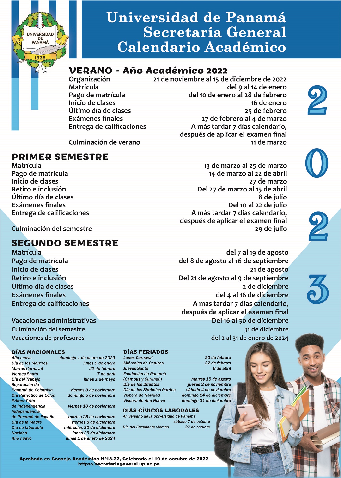 Calendario Universidad De Panama 2023 Honda IMAGESEE